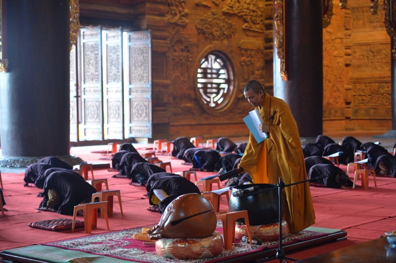 Hình ảnh một buổi thuyết giảng Phật pháp tại chùa Tam Chúc ảnh 6