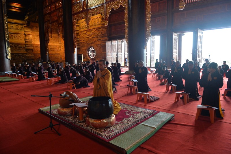 Hình ảnh một buổi thuyết giảng Phật pháp tại chùa Tam Chúc ảnh 9