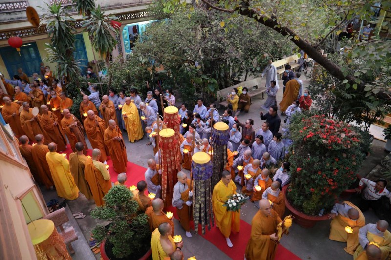 Lễ nhập kim quan Ni Trưởng thượng Huệ hạ Giác - Tông Trưởng Liên Tông Tịnh Độ Non Bồng ảnh 13