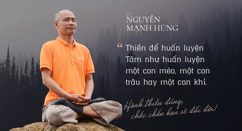Thiền để huấn luyện Tâm như huấn luyện một con mèo, một con trâu hay một con khỉ.