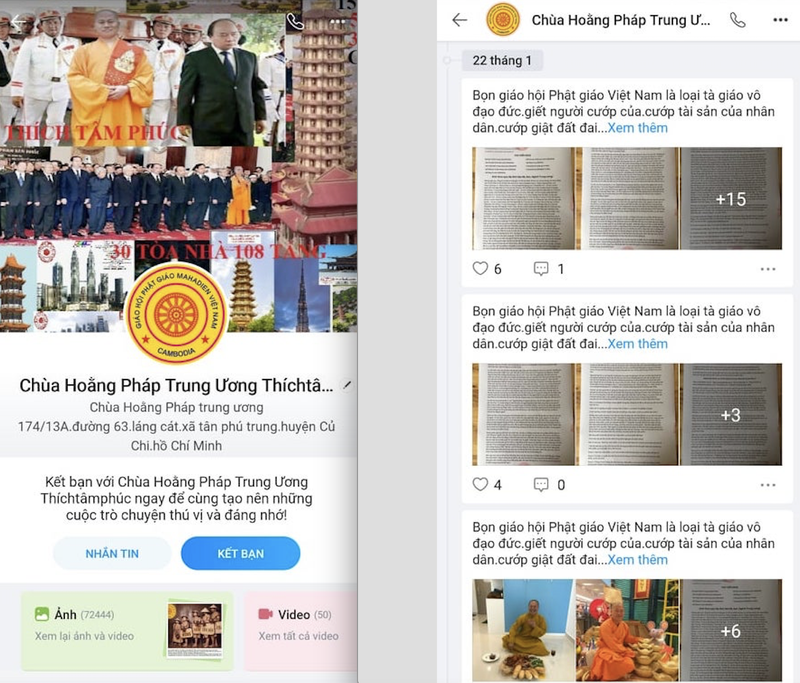 Vụ giả sư ăn thịt động vật: Lên mạng mắng Giáo hội là tà đạo ảnh 1
