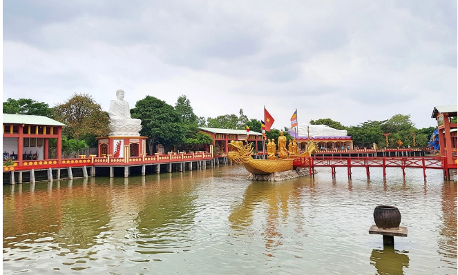 Chùa Phật Học 2: Công trình kiến trúc tôn giáo bề thế bậc nhất Sóc Trăng ảnh 5