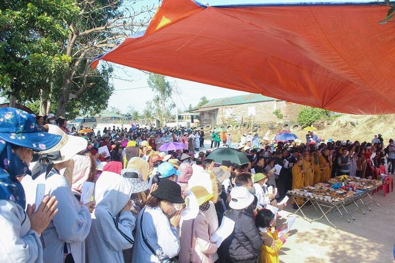 Nghệ An: Chùa Viên Quang phóng sinh 10 tấn cá xuống sông Lam ảnh 3