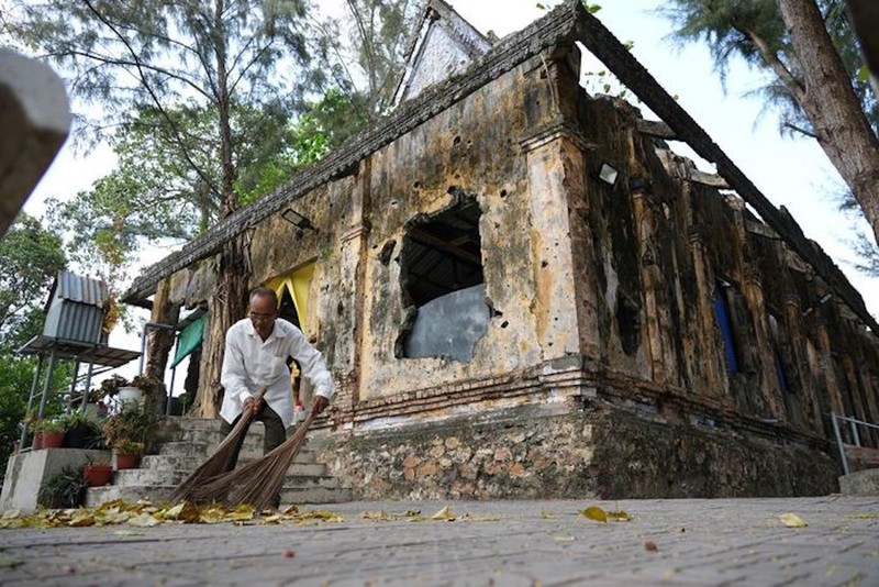 Chùa Xà Xía: Ngôi chùa đổ nát nhưng được giữ nguyên trạng ở miền Tây ảnh 6