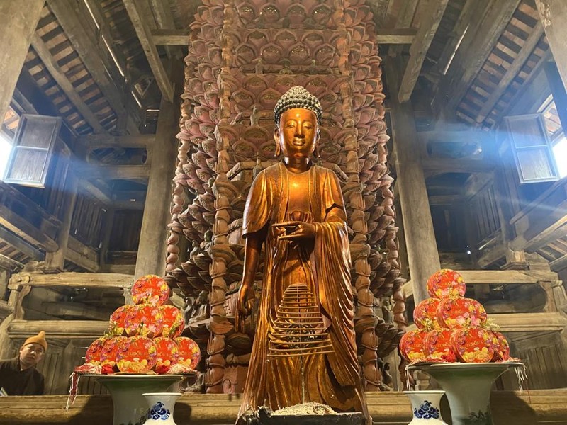 Tòa Cửu phẩm Liên Hoa: Bảo vật Quốc gia hơn 300 tuổi ở chùa Giám (Hải Dương) ảnh 2