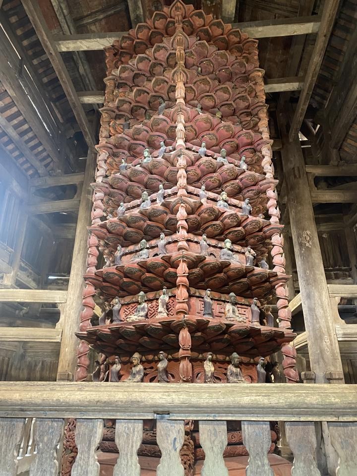 Tòa Cửu phẩm Liên Hoa: Bảo vật Quốc gia hơn 300 tuổi ở chùa Giám (Hải Dương) ảnh 3