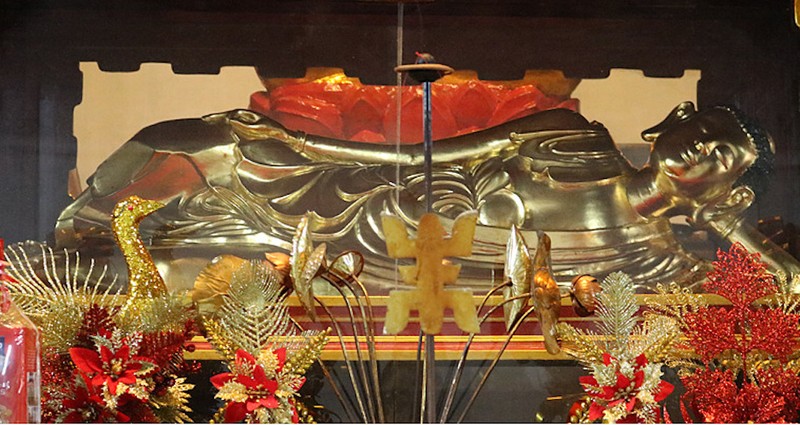 Chiêm ngưỡng Bộ tượng Trúc Lâm tam tổ hơn 300 năm tuổi tại chùa Phổ Minh ảnh 1