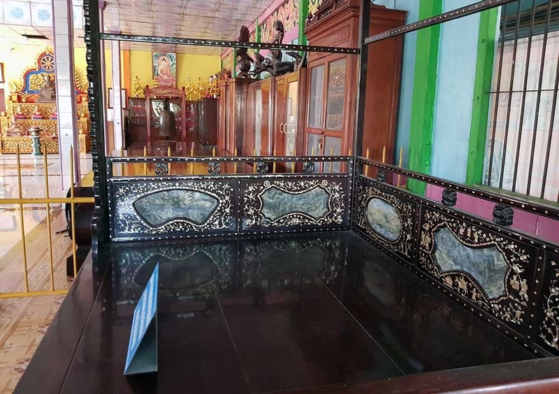 Ngôi chùa cổ ở miền Tây và hai chiếc giường độc đáo của công tử Bạc Liêu ảnh 4