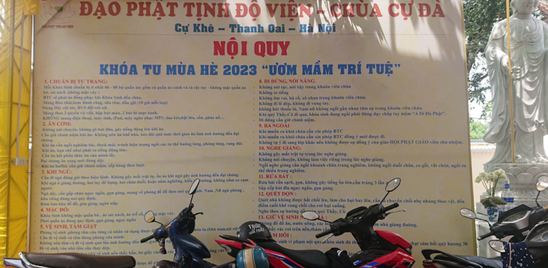 Hà Nội: Yêu cầu tạm dừng các khoá tu mùa hè tại chùa Cự Đà sau vụ trẻ bị đánh phải đi viện ảnh 2