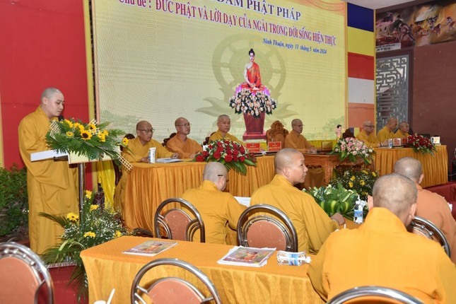 Ninh Thuận: Tọa đàm về lời dạy của Đức Phật trong đời sống nhân Đại lễ Phật đản ảnh 1