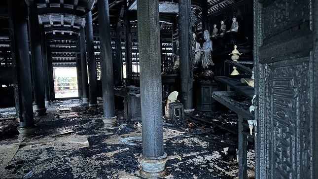 Thừa Thiên Huế: Hỏa hoạn thiêu rụi chánh điện chùa Thuyền Lâm ảnh 4