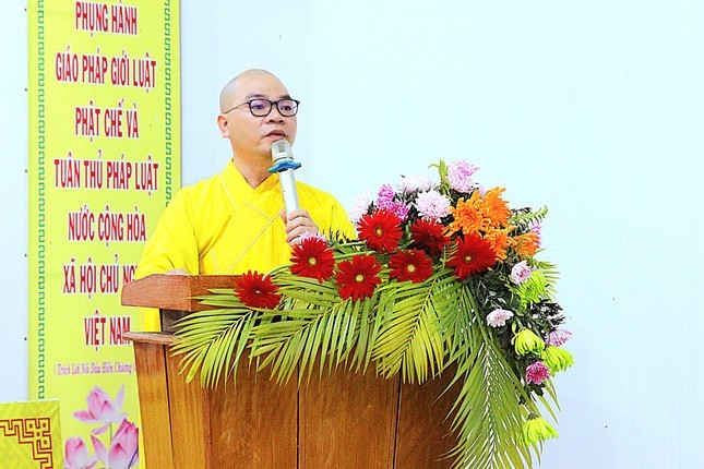 Bình Thuận: Ban Trị sự GHPGVN tỉnh thăm, sách tấn chư hành giả an cư tại TX.La Gi ảnh 2