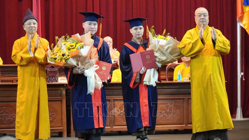 Học viện Phật giáo Việt Nam tại Hà Nội khai giảng năm học 2024 - 2025, trao bằng thạc sỹ, cử nhân Phật học ảnh 2