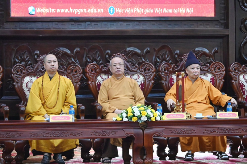 Học viện Phật Giáo Việt Nam tại Hà Nội tổ chức khai giảng hệ Sau Đại học khoá VII ảnh 1