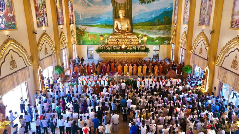 Khánh thành và kết giới Simā chùa Thiền Quang I ảnh 1