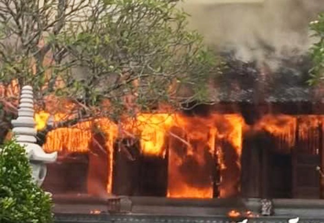 Chùa Phổ Quang vừa bị cháy ở Phú Thọ có kiến trúc độc đáo như thế nào? ảnh 4