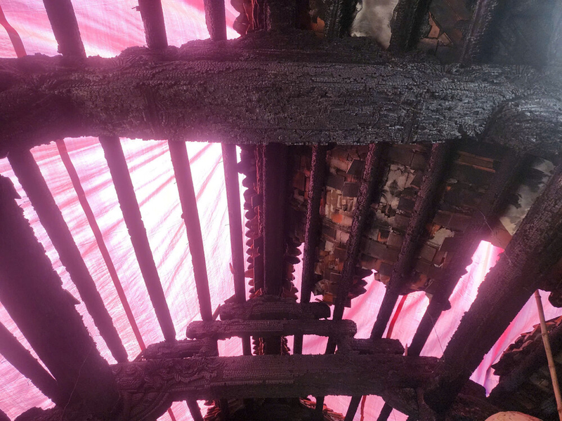 Bảo vật quốc gia Bàn thờ Phật bằng đá hiện giờ ra sao sau vụ cháy ở chùa Phổ Quang? ảnh 1