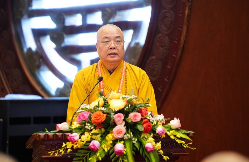 Khai mạc Khóa bồi dưỡng kiến thức về Giới luật Phật giáo năm 2024 tại chùa Tam Chúc ảnh 1