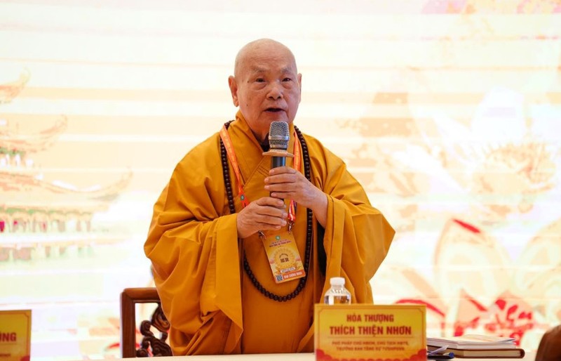 Khai mạc Khóa bồi dưỡng kiến thức về Giới luật Phật giáo năm 2024 tại chùa Tam Chúc ảnh 3