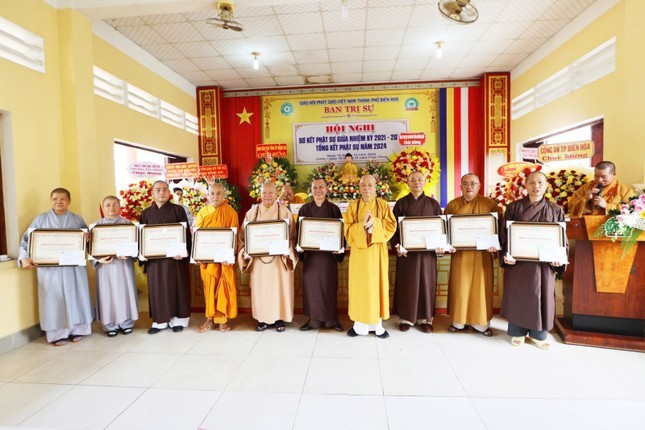 Đồng Nai: Ban Trị sự TP.Biên Hòa sơ kết giữa nhiệm kỳ với hoạt động xã hội trên 122 tỷ đồng ảnh 4