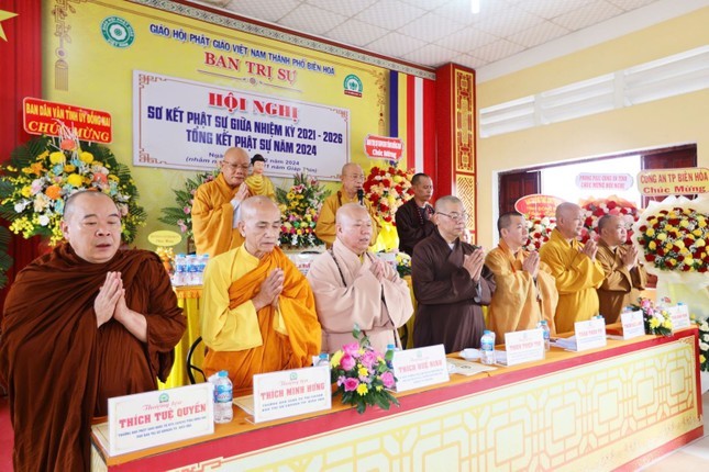 Đồng Nai: Ban Trị sự TP.Biên Hòa sơ kết giữa nhiệm kỳ với hoạt động xã hội trên 122 tỷ đồng ảnh 1