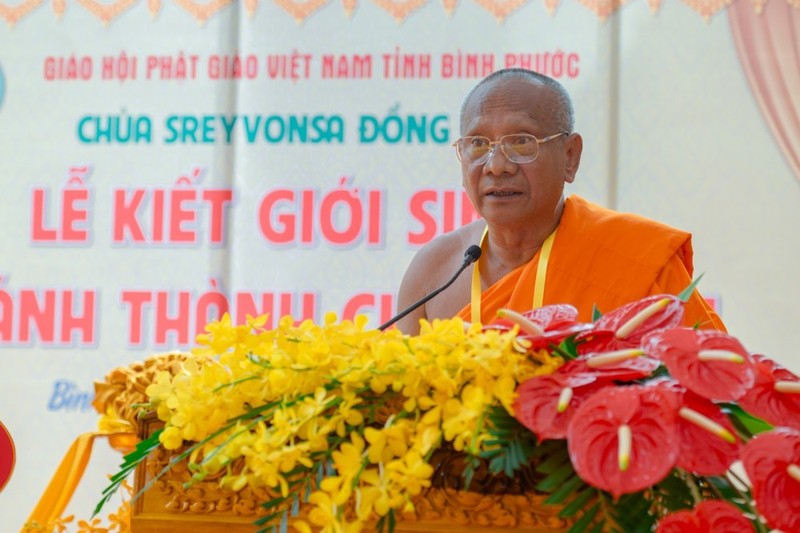 Bình Phước: Khánh thành chùa Sreyvonsa và kiết giới Sima sau 12 năm xây dựng ảnh 2