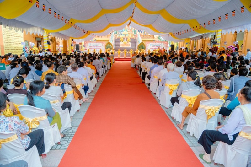 Bình Phước: Khánh thành chùa Sreyvonsa và kiết giới Sima sau 12 năm xây dựng ảnh 1