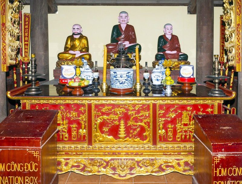 Kiến trúc độc đáo của ngôi chùa làm bằng gỗ lim ở Hà Tĩnh ảnh 23