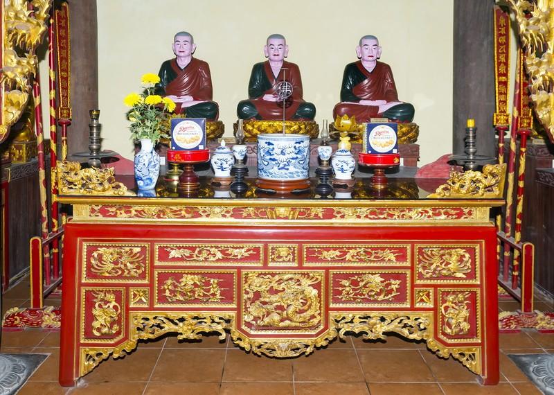 Kiến trúc độc đáo của ngôi chùa làm bằng gỗ lim ở Hà Tĩnh ảnh 24