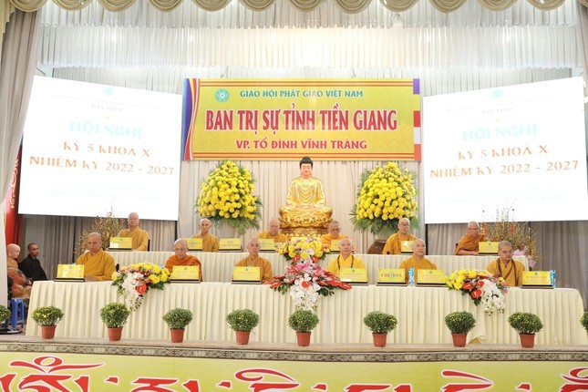 Tiền Giang: Phật giáo tỉnh tổng kết Phật sự năm 2024, hoạt động từ thiện đạt hơn 119 tỷ đồng ảnh 1