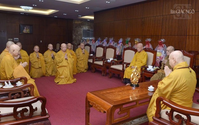 Ban Trị sự các tỉnh Đồng Nai, Bình Thuận, Tiền Giang, Tịnh độ Non Bồng đảnh lễ Đức Pháp chủ GHPGVN ảnh 6