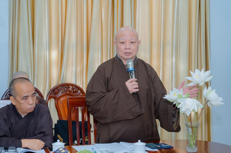 Trưởng lão Hòa thượng Chủ tịch kiểm tra công tác tổ chức Đại lễ Vesak LHQ tại TP.HCM ảnh 1