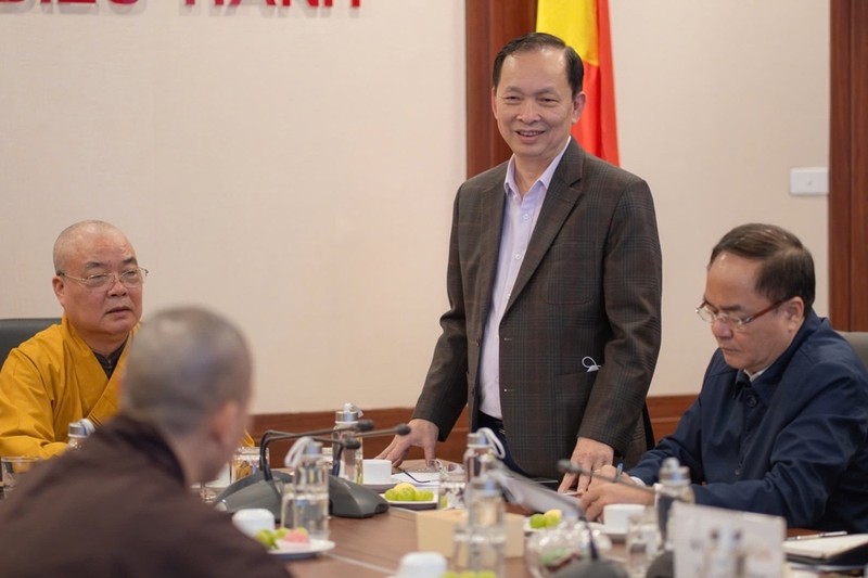 GHPGVN làm việc với các ban ngành về công tác chuẩn bị Đại lễ Vesak 2025 ảnh 1