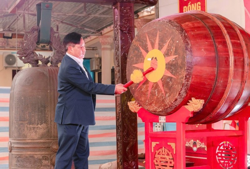 Khai mạc lễ hội văn hóa truyền thống "Cỗ oản cầu phúc" năm 2025 tại chùa Khải Minh ảnh 6