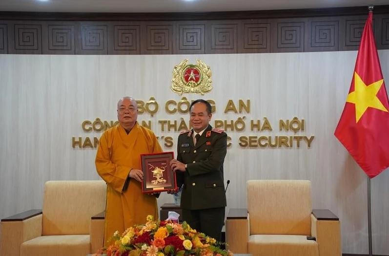 Lãnh đạo GHPGVN thăm thiếu tướng Nguyễn Thanh Tùng, Giám đốc Công an Thủ đô ảnh 1