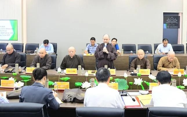 Ban Tôn giáo Chính phủ gặp gỡ, làm việc với Ủy ban Tổ chức Đại lễ Vesak 2025 tại TP.HCM ảnh 1