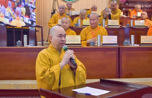 Hội nghị sinh hoạt Giáo hội: Giáo hội sẽ tinh gọn bộ máy, không tổ chức Đại hội Phật giáo cấp huyện ảnh 2