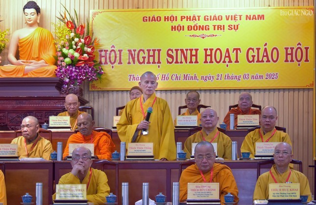 Hội nghị sinh hoạt Giáo hội: Giáo hội sẽ tinh gọn bộ máy, không tổ chức Đại hội Phật giáo cấp huyện ảnh 4
