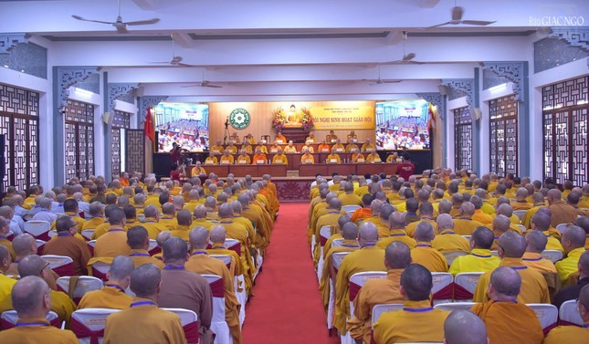 Hội nghị sinh hoạt Giáo hội: Giáo hội sẽ tinh gọn bộ máy, không tổ chức Đại hội Phật giáo cấp huyện ảnh 3