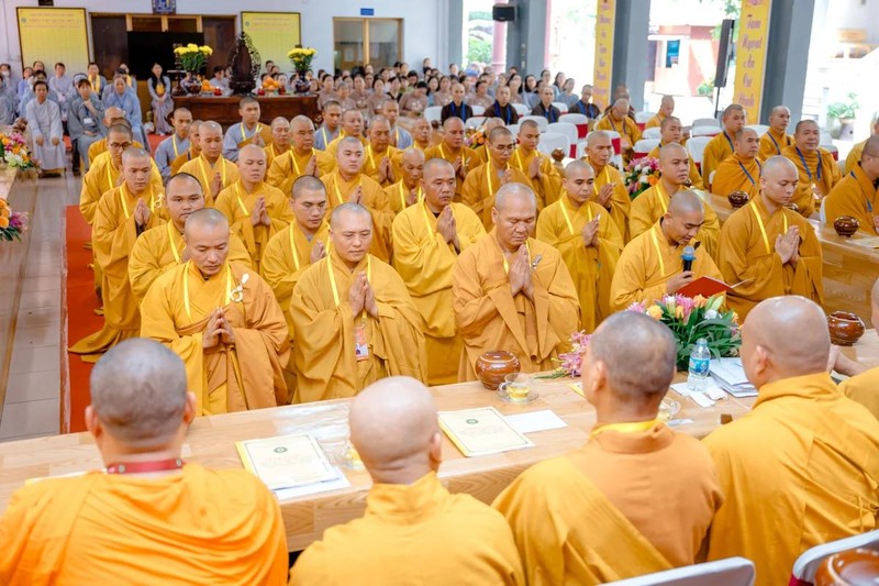 Trưởng lão HT.Thích Thiện Nhơn giáo giới hành giả an cư tại Thiền viện Quảng Đức ảnh 1