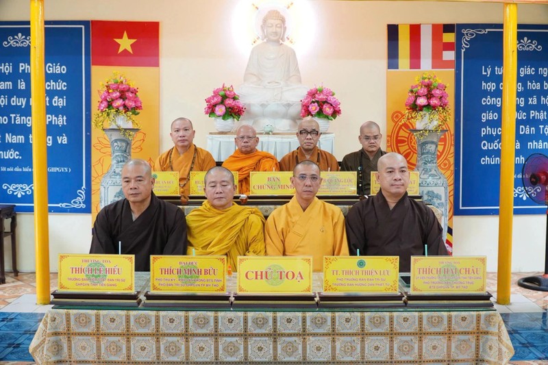 Tiền Giang: Phật giáo huyện Chợ Gạo và TP.Mỹ Tho “tiếp tục thực hiện sứ mệnh trong thời đại mới” ảnh 1