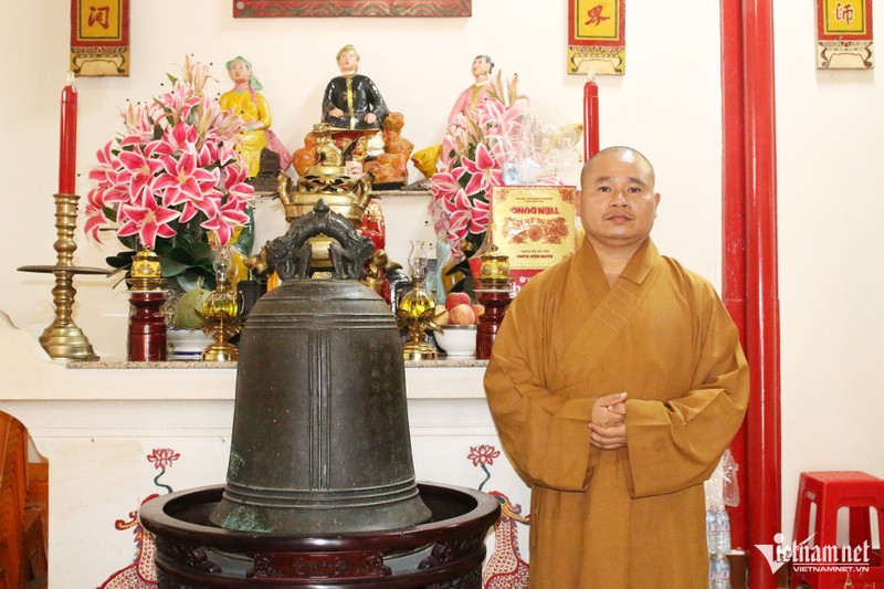 Điều chưa biết về chiếc chuông cổ gần 200 tuổi ở tổ đình Bác Ái ảnh 1