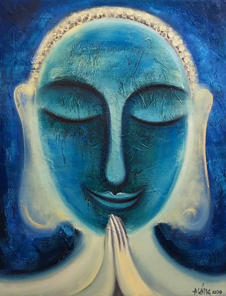 Cõi thiền trong những bức tranh của hoạ sĩ Hoàng A Sáng ảnh 3