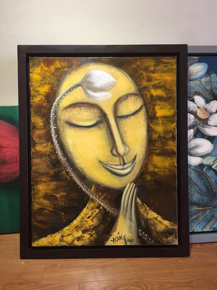 Cõi thiền trong những bức tranh của hoạ sĩ Hoàng A Sáng ảnh 10