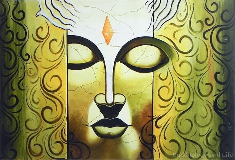 14 tranh vẽ Đức Phật Thích Ca bằng sơn dầu ảnh 8