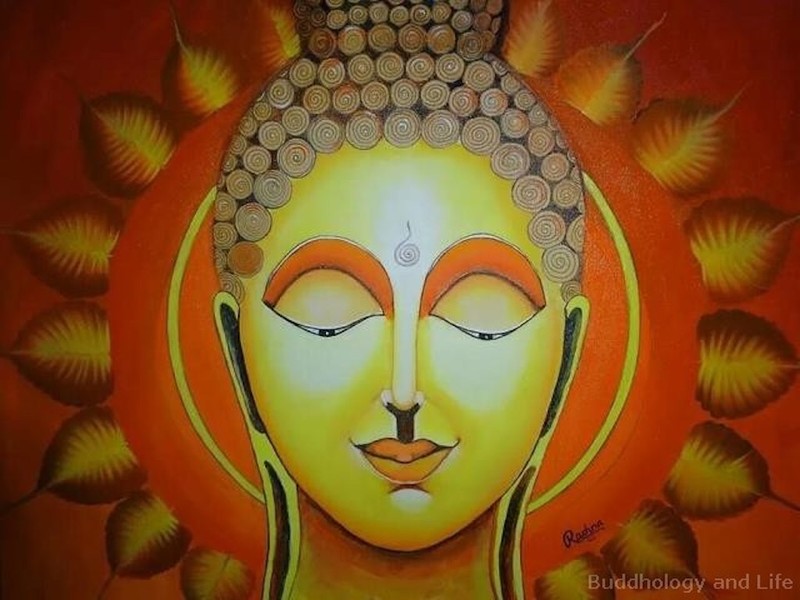 14 tranh vẽ Đức Phật Thích Ca bằng sơn dầu ảnh 9