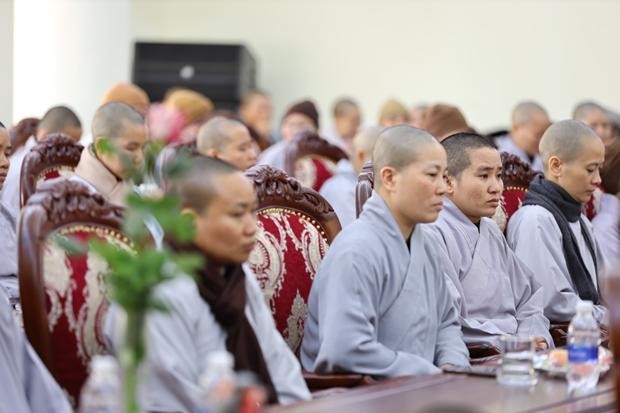 Tăng ni sinh Khóa V Học viện Phật giáo Việt Nam tri ân tại Hà Nội ảnh 24