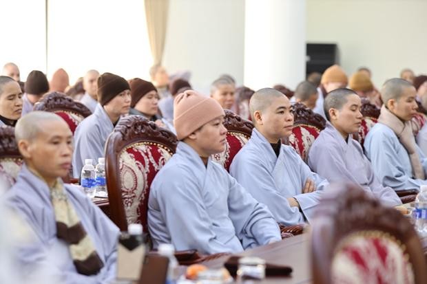 Tăng ni sinh Khóa V Học viện Phật giáo Việt Nam tri ân tại Hà Nội ảnh 25