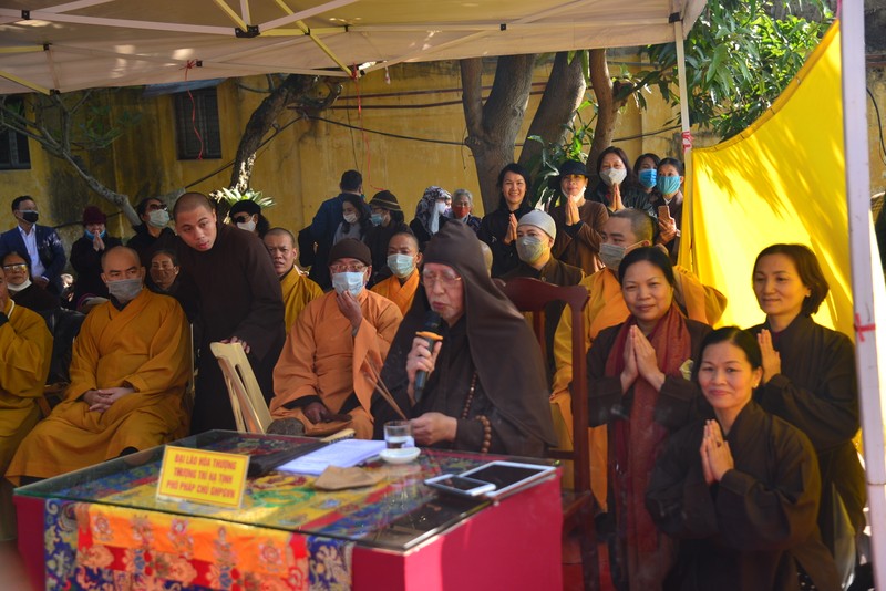 Lễ rót đồng đúc Đại Hồng Chung tại trụ sở Ban trị sự GHPGVN thành phố Hải Phòng ảnh 26