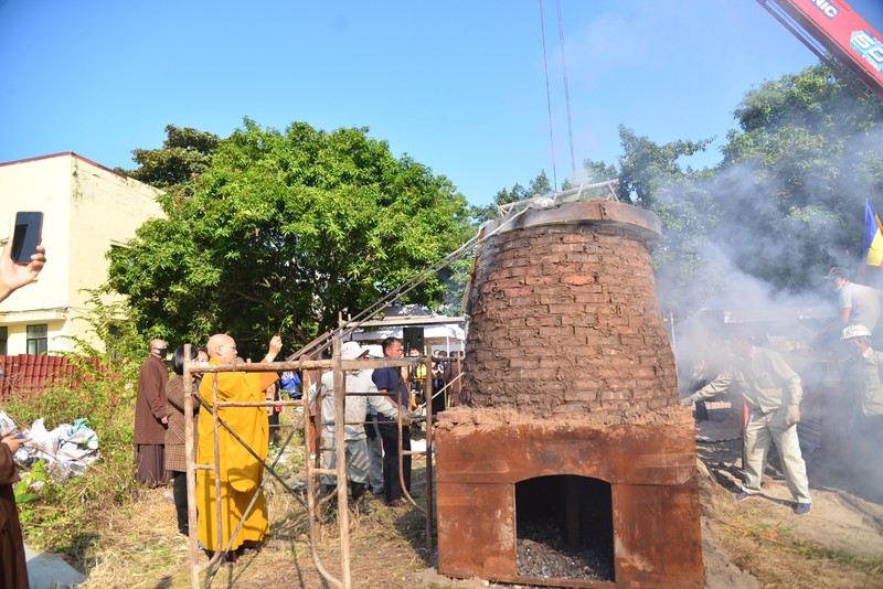 Lễ rót đồng đúc Đại Hồng Chung tại trụ sở Ban trị sự GHPGVN thành phố Hải Phòng ảnh 3